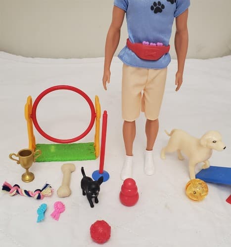 2019 Mattel Barbie Doll You Can Be Anything Dog Trainer Playset - Thumbnail 4