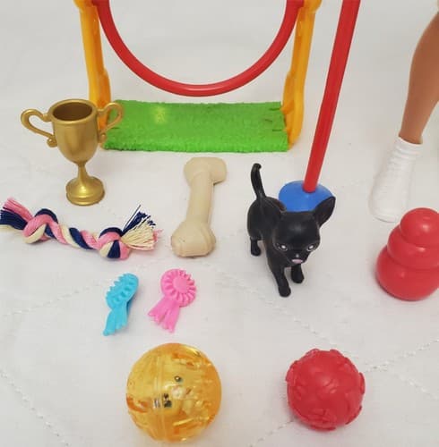 2019 Mattel Barbie Doll You Can Be Anything Dog Trainer Playset - Thumbnail 5