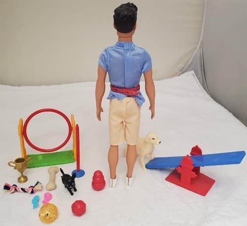 2019 Mattel Barbie Doll You Can Be Anything Dog Trainer Playset - Thumbnail 6