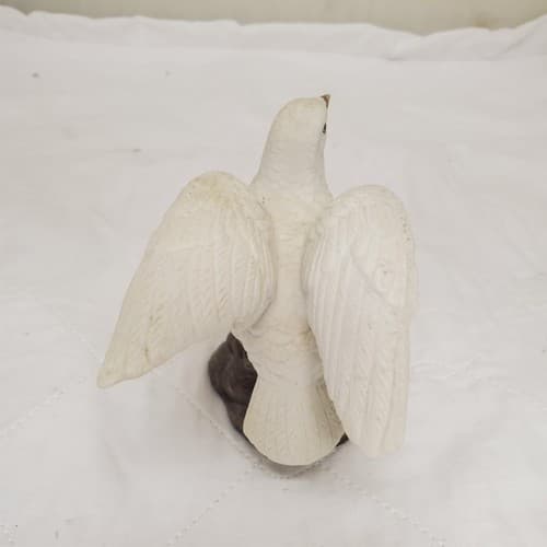 White Dove Ceramic Porcelain Figurine #2 - Thumbnail 2
