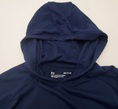 Under Armour Men's Lightweight Long Sleeve Blue Hoodie Size Large - Thumbnail 2