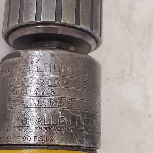 Rockwell 31DR 8070 Air Drill 475 RPM AL59 - Thumbnail 3
