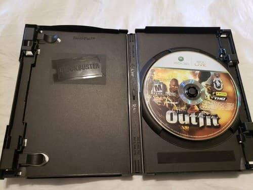 The Outfit Microsoft Xbox 360 2006 THQ Inc Relic Entertainment Game Disc - Thumbnail 2