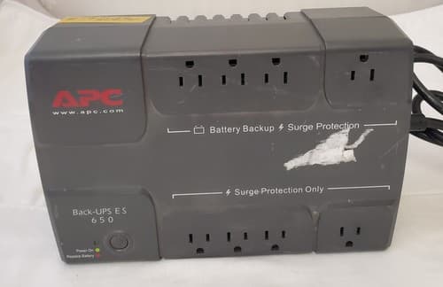 APC Back-UPS ES 650 Surge Protector NO BATTERY INCLUDED #19 - Thumbnail 3
