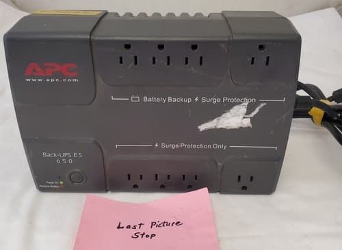 APC Back-UPS ES 650 Surge Protector NO BATTERY INCLUDED #19 - Thumbnail 9