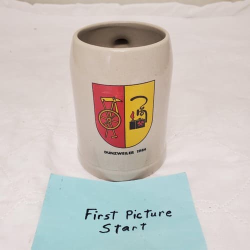 Dunzweiler 1984 Germany Beer Mug Stein - Image 1