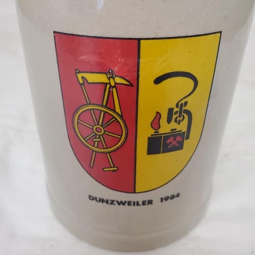 Dunzweiler 1984 Germany Beer Mug Stein - Thumbnail 2