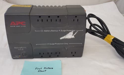 APC Back-UPS ES 650 Surge Protector NO BATTERY INCLUDED #19 - Image 1