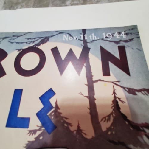 Vintage Used FOOTBALL Brown Yale GAME Official Program November 11, 1944 - Thumbnail 2