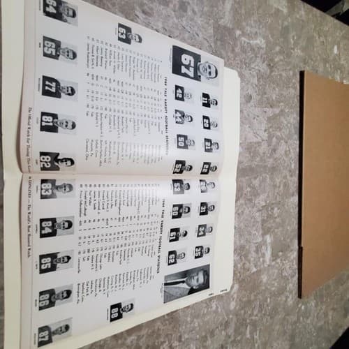 Vintage Used FOOTBALL Brown Yale GAME Official Program November 11, 1944 - Thumbnail 7