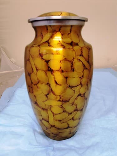 Modern Beautiful Design Handcrafted Urn for Human Ashes BAI-7678NK - Image 1