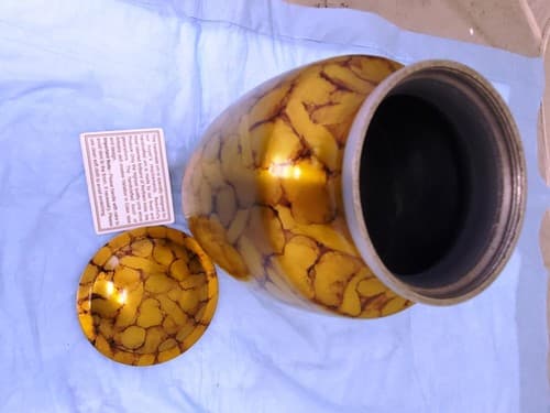 Modern Beautiful Design Handcrafted Urn for Human Ashes BAI-7678NK - Thumbnail 7