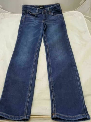Hudson Boy's Size 12 Skinny Jeans Blue Solid Cotton Blend - Image 1