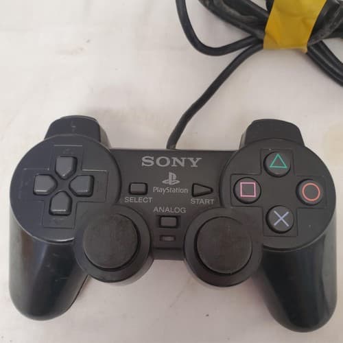 Sony PlayStation 2 SCPH10010 Black Dualshock Analog Controller - Thumbnail 2