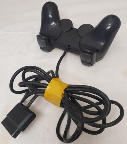 Sony PlayStation 2 SCPH10010 Black Dualshock Analog Controller - Thumbnail 4