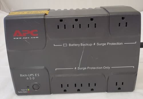 APC Back-UPS ES 650 BE650R Surge Protector NO BATTERY INCLUDED #22 - Thumbnail 3