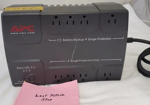 APC Back-UPS ES 650 BE650R Surge Protector NO BATTERY INCLUDED #22 - Thumbnail 6