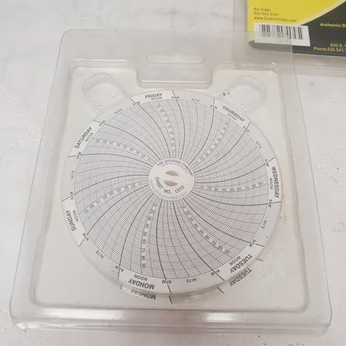 Lot of 3 Dickson 4 Inch Day Time Charts - Thumbnail 3