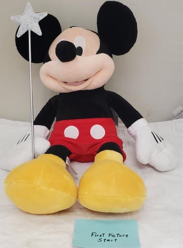 Disney Store Classic Mickey Mouse Stuffed Plush Toy - Image 1