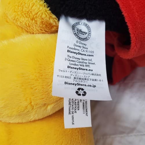 Disney Store Classic Mickey Mouse Stuffed Plush Toy - Thumbnail 6