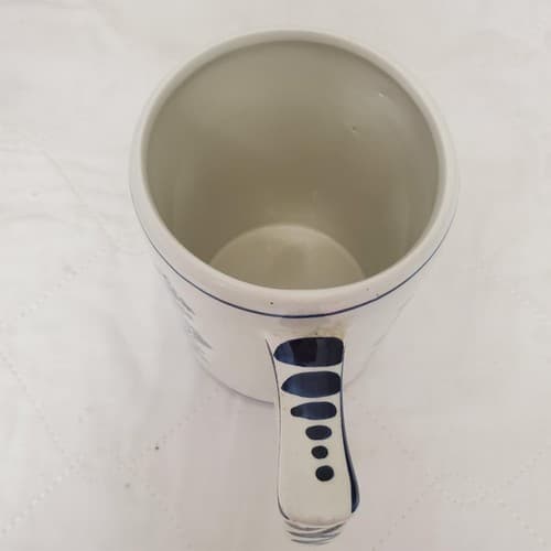 Heineken Delft Blue Holland Hand Painted Ceramic Beer Mug Stein - Thumbnail 7