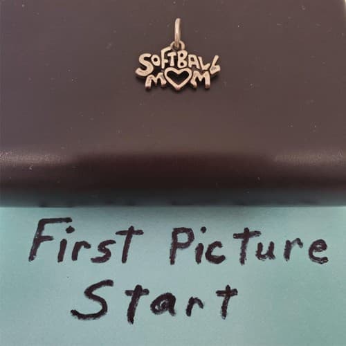 Sterling Silver 925 Softball Mom Charm Pendant - Image 1