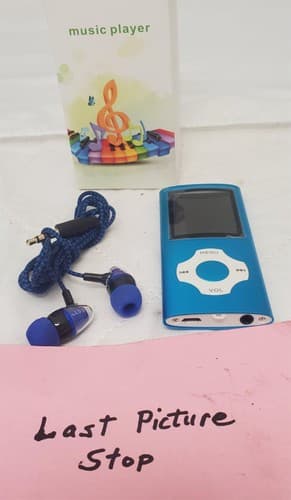 MP3/MP4 Blue Music Player with FM Radio Voice Record & Reet Handsfree - Thumbnail 7