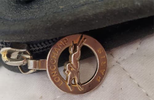 Longchamp Paris Black Leather Shoulder Bag - Thumbnail 3