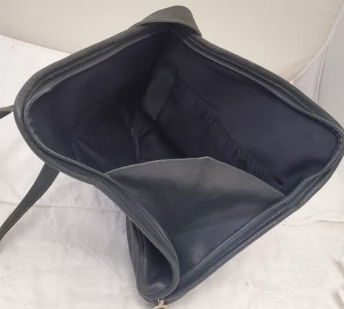 Longchamp Paris Black Leather Shoulder Bag - Thumbnail 5