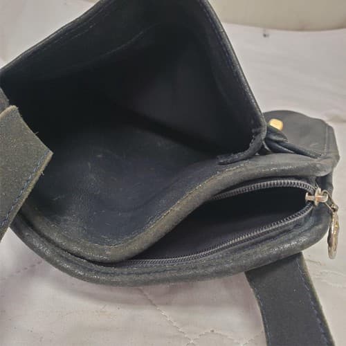Longchamp Paris Black Leather Shoulder Bag - Thumbnail 6