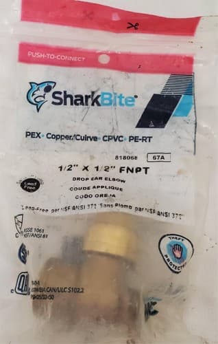 Lot of Sharkbite Everbilt Plumbing Pipe Fittings Elbows - Thumbnail 11