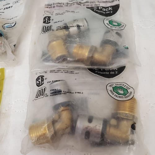 Lot of Sharkbite Everbilt Plumbing Pipe Fittings Elbows - Thumbnail 9