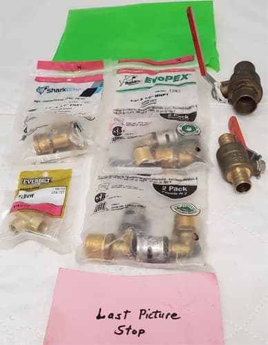 Lot of Sharkbite Everbilt Plumbing Pipe Fittings Elbows - Thumbnail 16