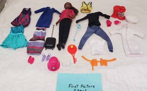 Barbie Dream Careers Barbie Doll Fashion Outfits with Accessories - Image 1