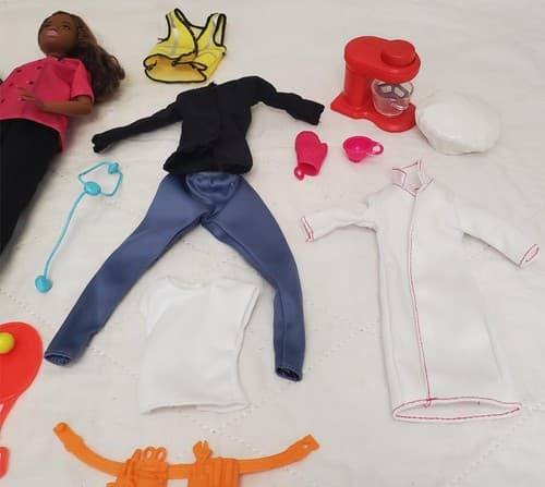 Barbie Dream Careers Barbie Doll Fashion Outfits with Accessories - Thumbnail 6