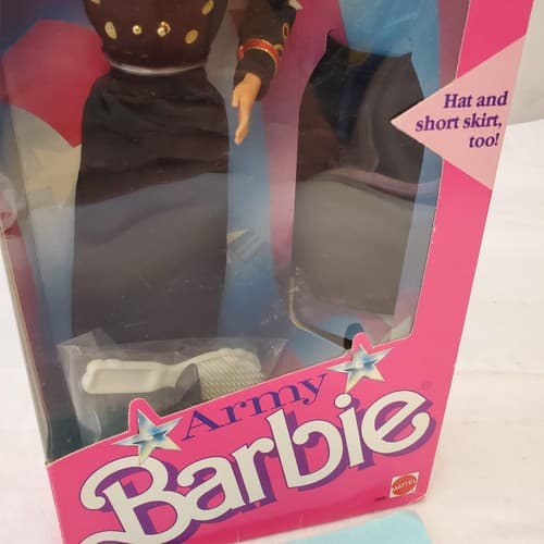 Barbie 1989 - Army Barbie - Stars 'n Stripes Collection - Thumbnail 2