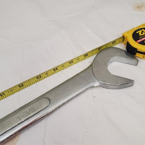 Pittsburgh 1-3/8" 18.5Inch Long Angled Head Open End Wrench AB-12 - Thumbnail 7