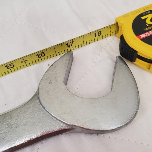 Pittsburgh 1-3/8" 18.5Inch Long Angled Head Open End Wrench AB-12 - Thumbnail 4