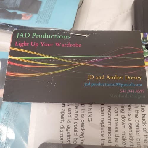 Lot of 11 Cybwear Electro-Luminescent Panel & Sound Activated flashing LED Ties - Thumbnail 14