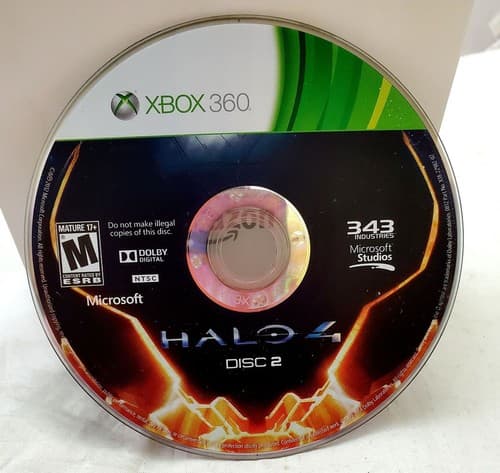 Halo 4 Disc 2 343 Industries Microsoft Xbox 360 Video Game Disc Only - Image 1