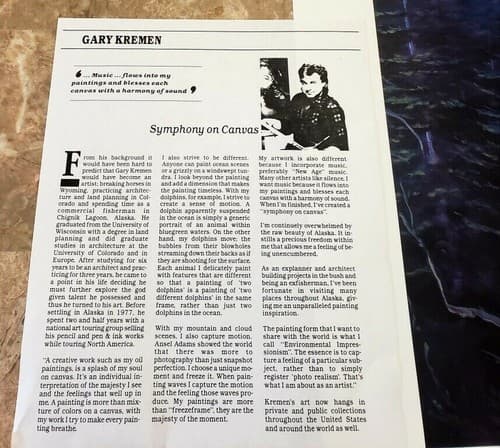 Gray Kremen Symphony on Canvas Bald Eagle Art Print Poster - Thumbnail 5