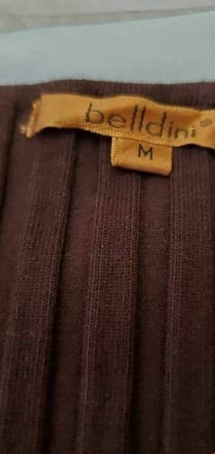 Belldini Women Knit Sleeveless Stretch Ribbed Pullover Scoop Sweater Size M - Thumbnail 2