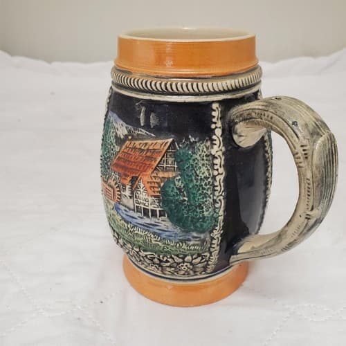 Frohsinn Und Heiterkeit Willkommen Allezeit E. Bay Germany Stein without Lid - Thumbnail 6