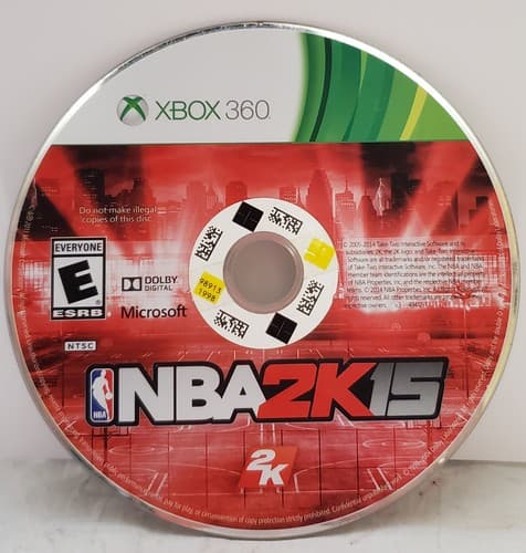 NBA 2K15 Microsoft Xbox 360 Video Game DISC ONLY - Image 1