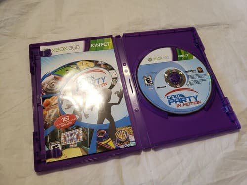 Kinect Game Party In Motion Microsoft Xbox 360 2010 16 Classic Arcade Games - Thumbnail 2