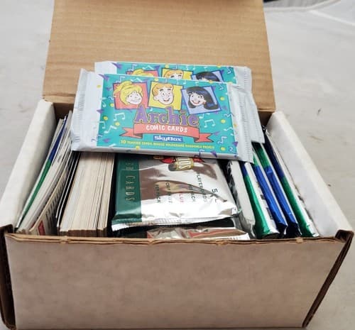 Vintage Lithophane LIGHT STAND Skybox Archie, Beginnings NFL and More Cards - Image 1