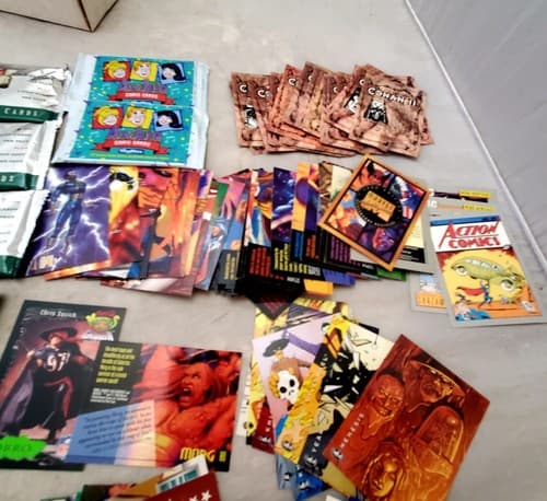 Vintage Lithophane LIGHT STAND Skybox Archie, Beginnings NFL and More Cards - Thumbnail 8