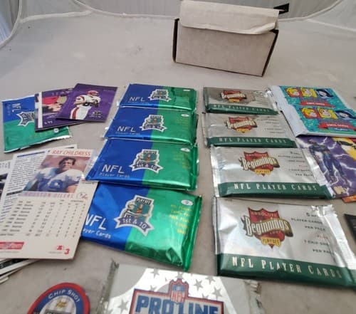 Vintage Lithophane LIGHT STAND Skybox Archie, Beginnings NFL and More Cards - Thumbnail 5