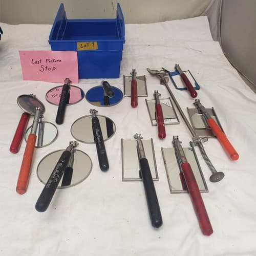 Lot of 13 Assorted Shapes and Sizes Blue Point Inspection Mirror Set LOT-7 - Thumbnail 7