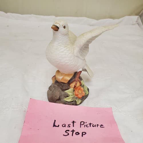White Dove Ceramic Porcelain Figurine #1 - Thumbnail 6